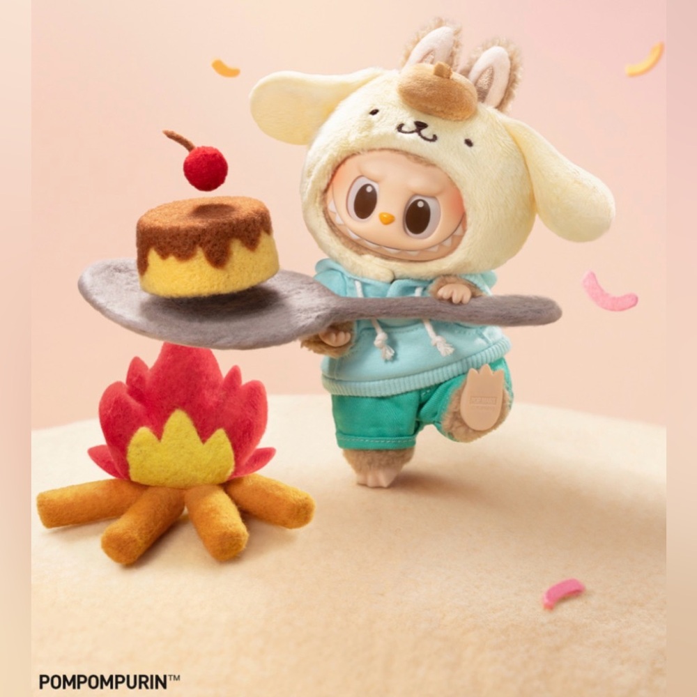 Pop Mart SEALED/CONFIRMED! Pompompurin Labubu “The Monsters” Plush Pendant
